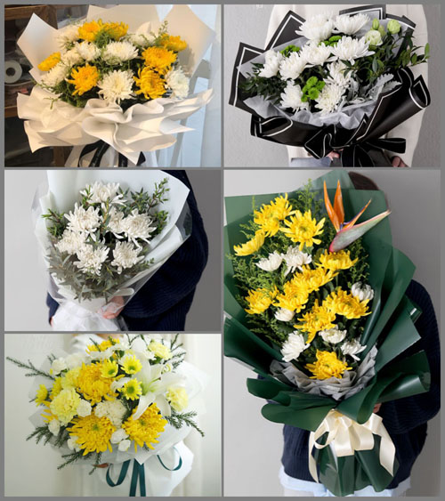 广东梅州市梅县区松源镇坑西村白事花束代送